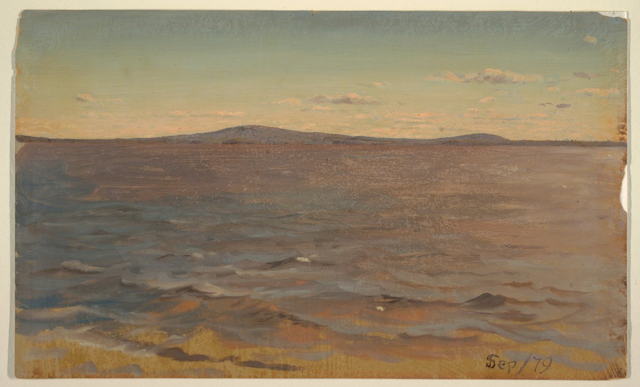 Maine, jezero Katahdin od Frederic Edwin Church