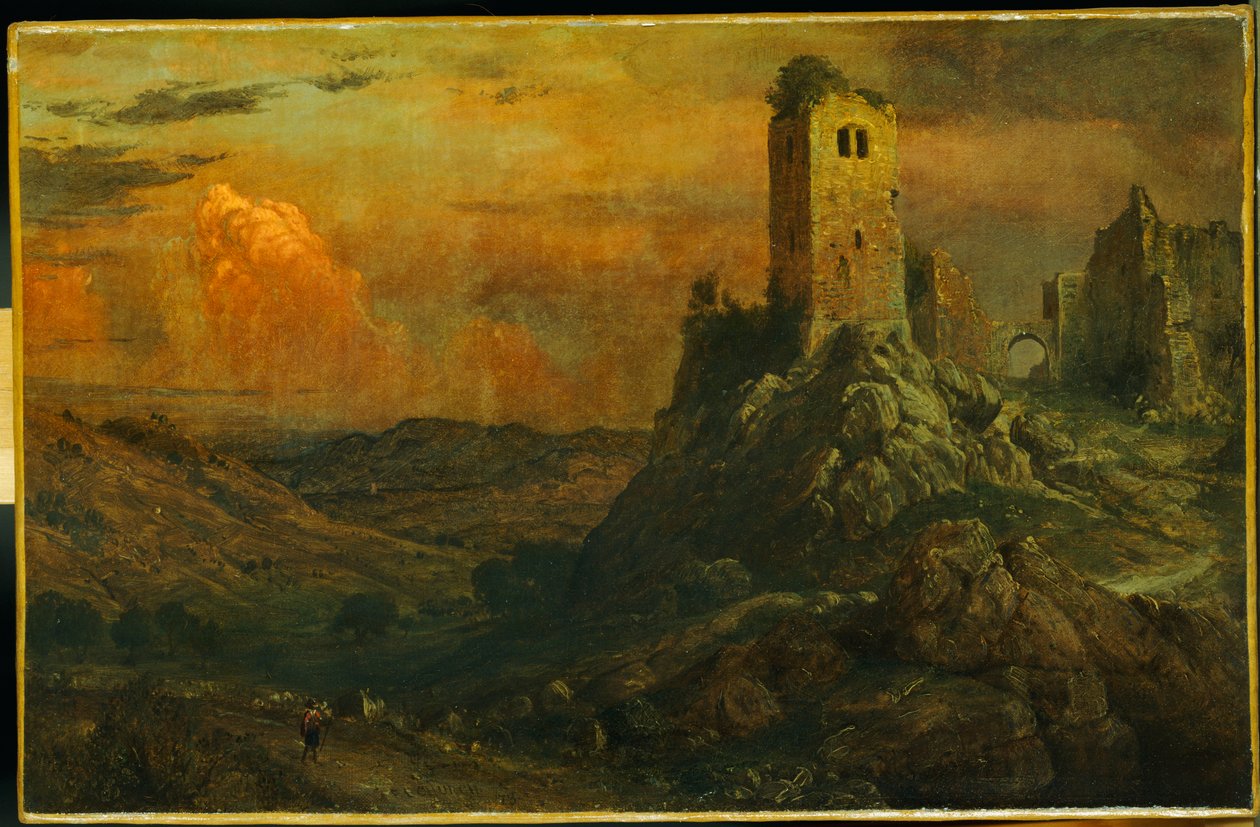 Středozemní hrad, 1873 od Frederic Edwin Church