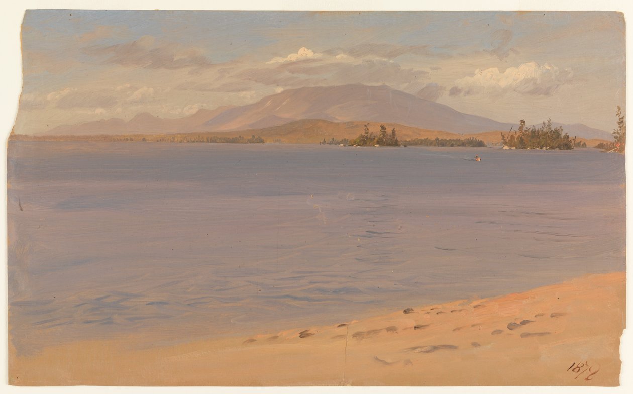 Mount Katahdin od jezera Millinocket od Frederic Edwin Church