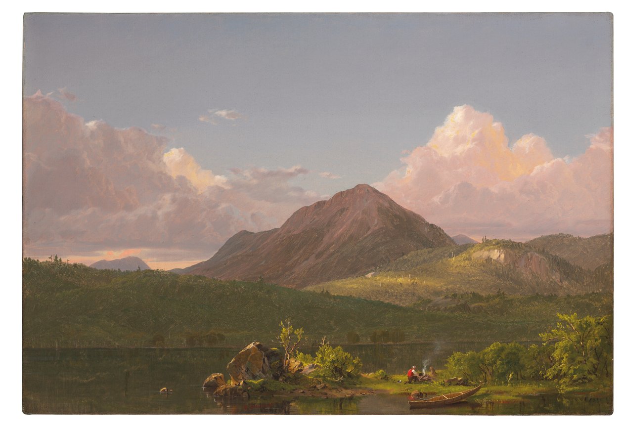 Mount Newport na Mount Desert Island, c.1851-53 od Frederic Edwin Church