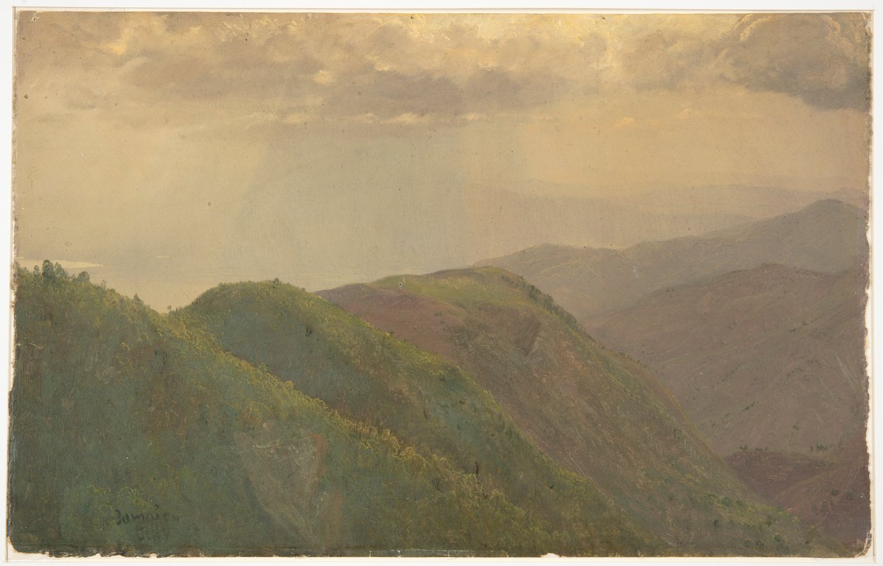 Hory na Jamajce od Frederic Edwin Church
