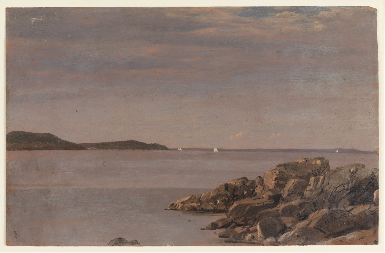 Mt. Desert Island, pobřeží státu Maine od Frederic Edwin Church