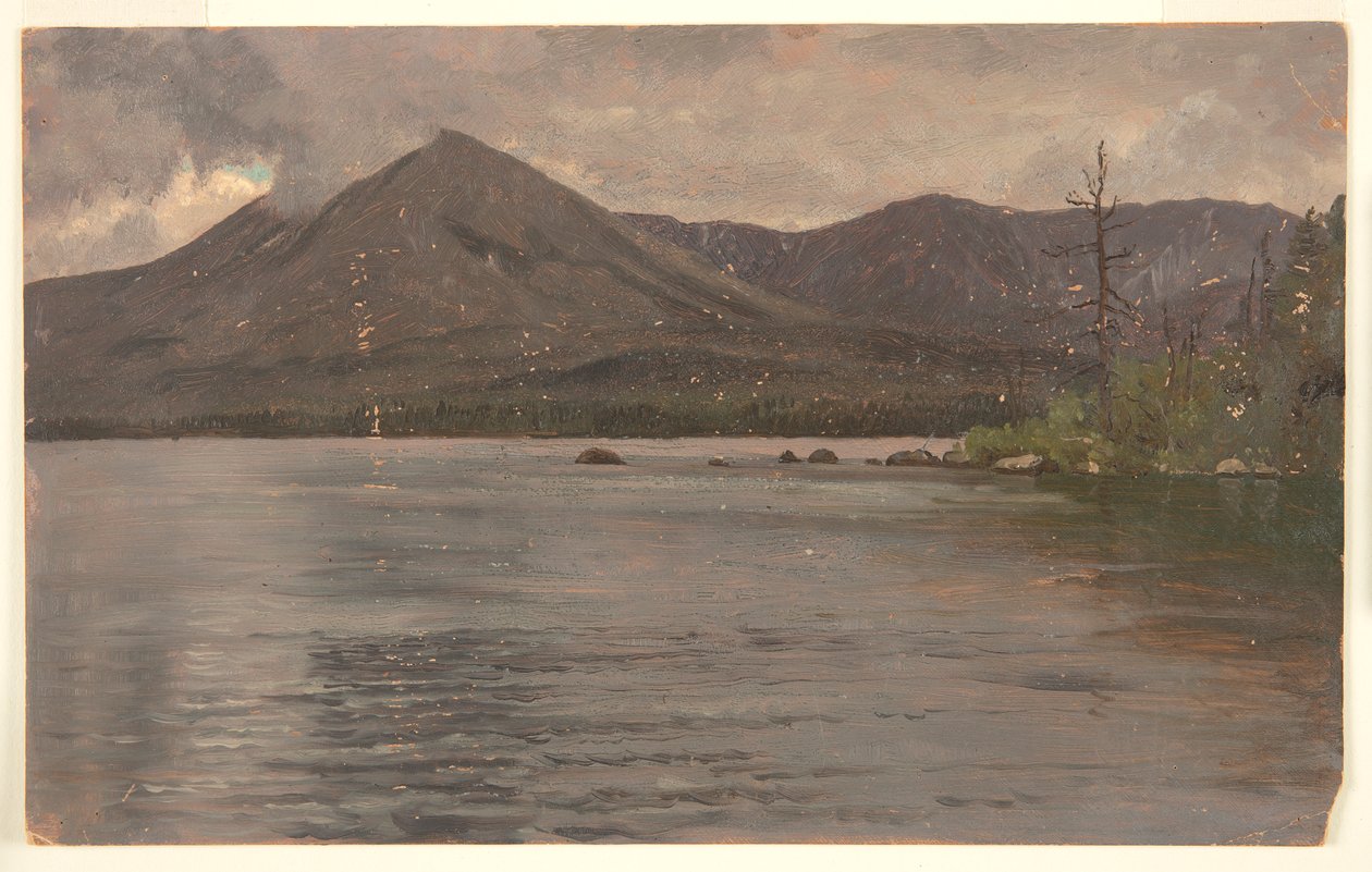 Hora Katahdin, od jezera Katahdin od Frederic Edwin Church