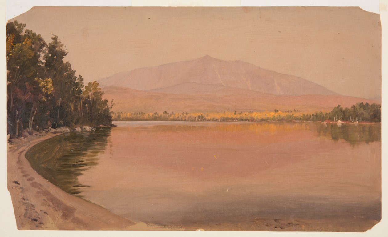 Mt. Katahdin z Togue Pond od Frederic Edwin Church