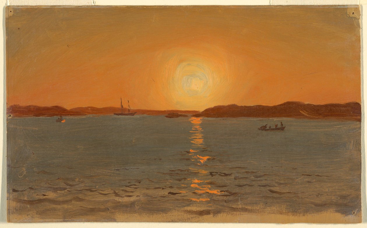 Newfoundland, kočičí hlava od Frederic Edwin Church