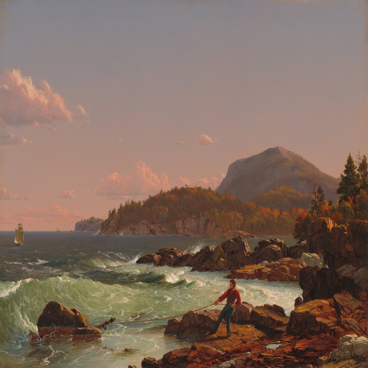 Newport Mountain, Mount Desert od Frederic Edwin Church