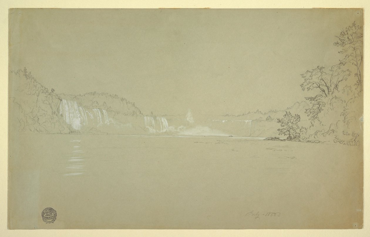 Niagarské vodopády od Frederic Edwin Church