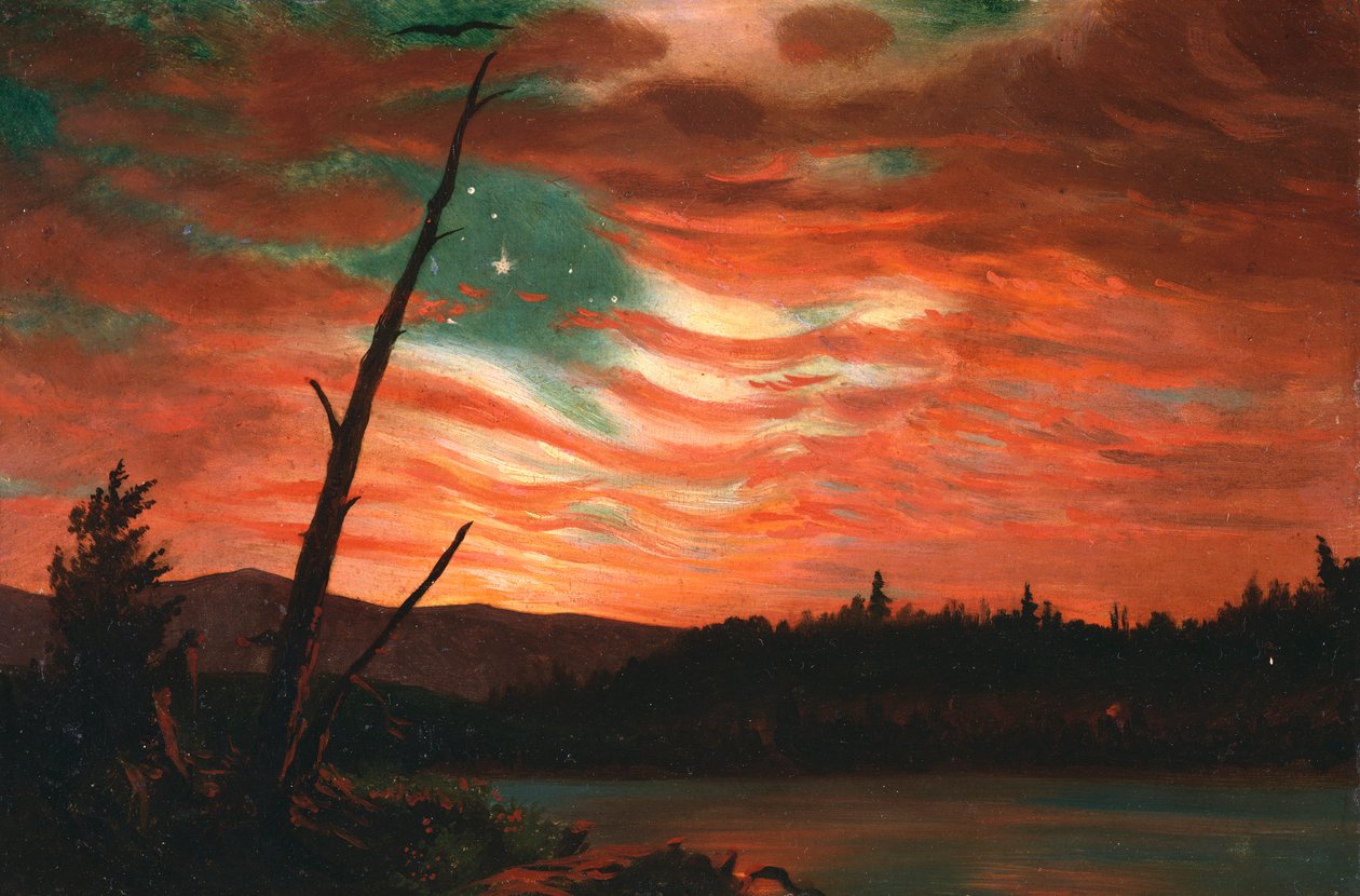 Náš prapor na obloze od Frederic Edwin Church