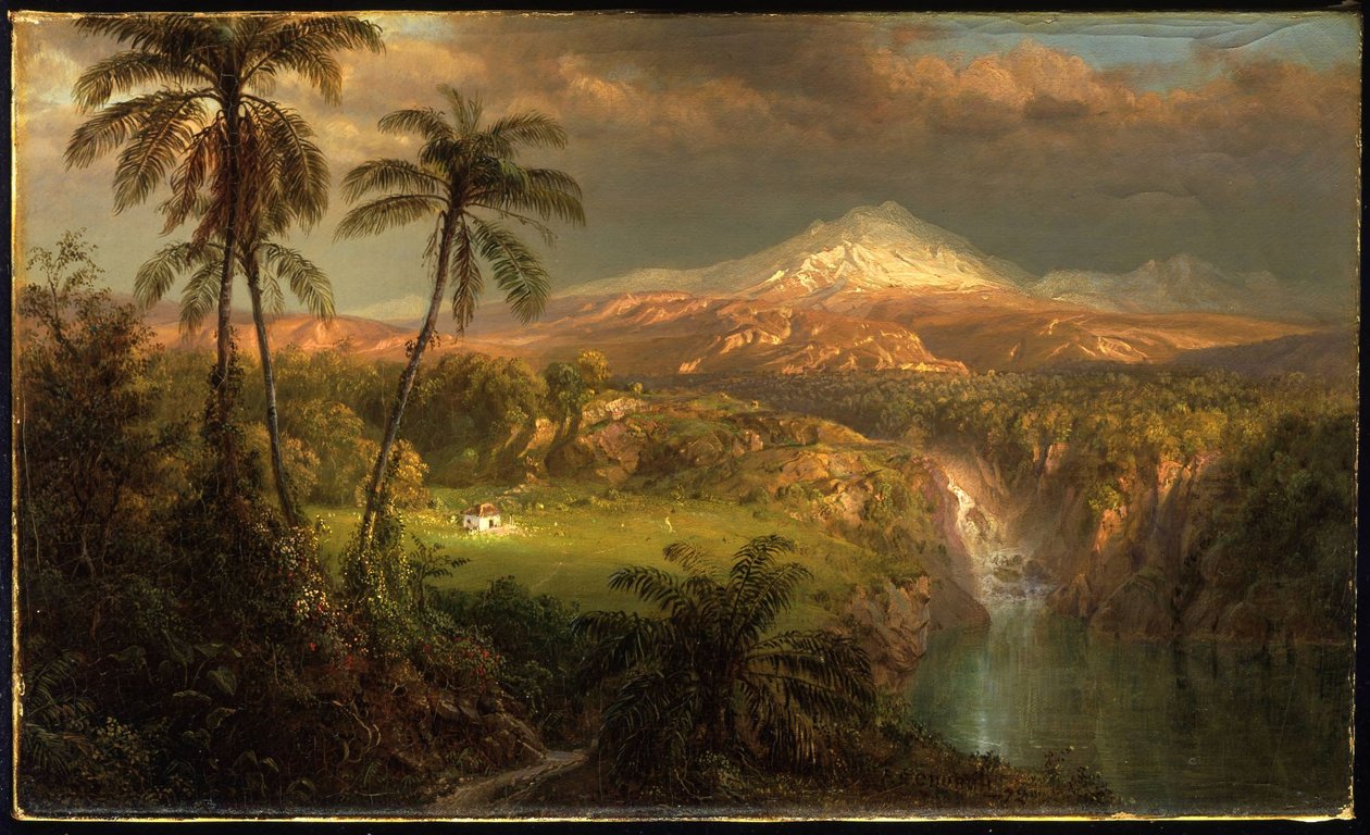 Přeháňka v tropech od Frederic Edwin Church