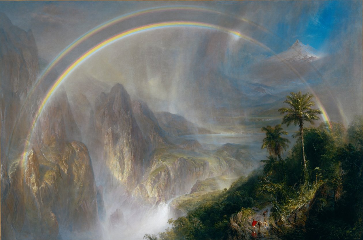 Období dešťů v tropech od Frederic Edwin Church