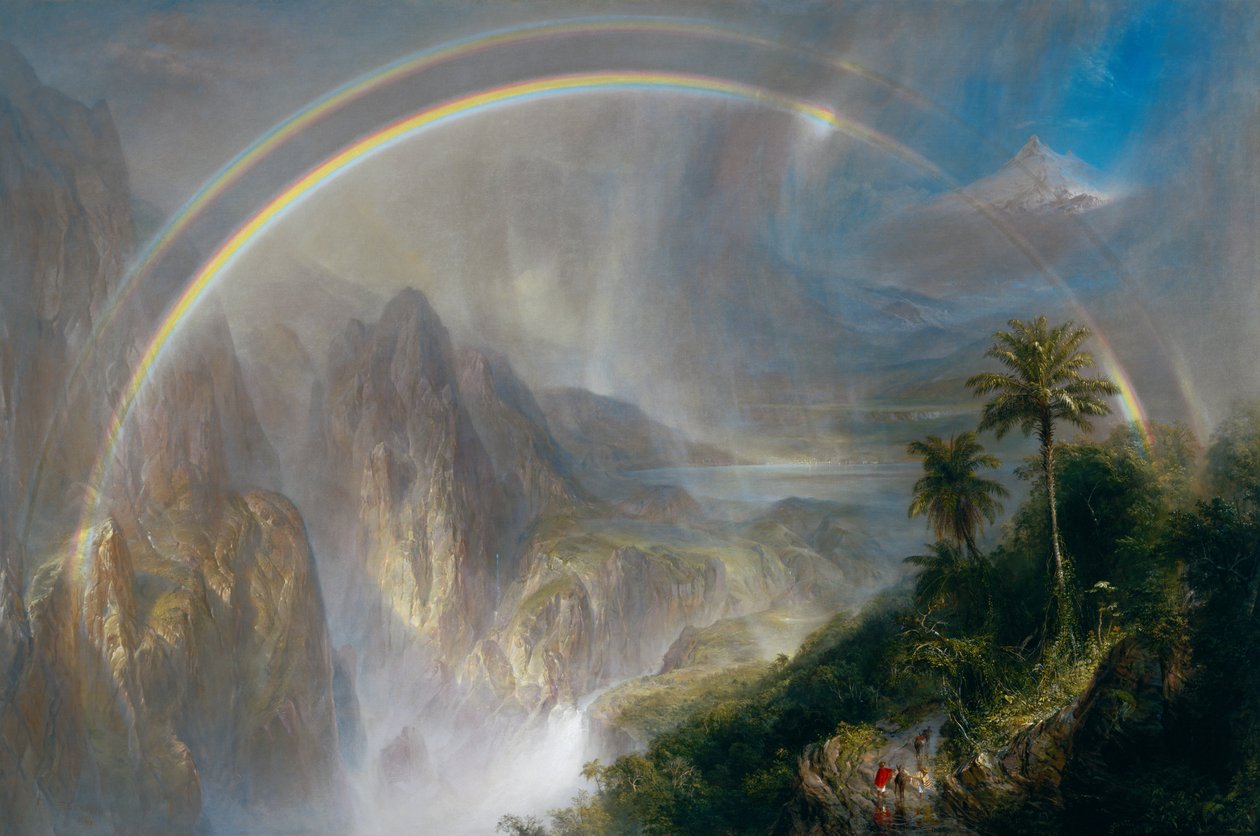 Období dešťů v tropech od Frederic Edwin Church