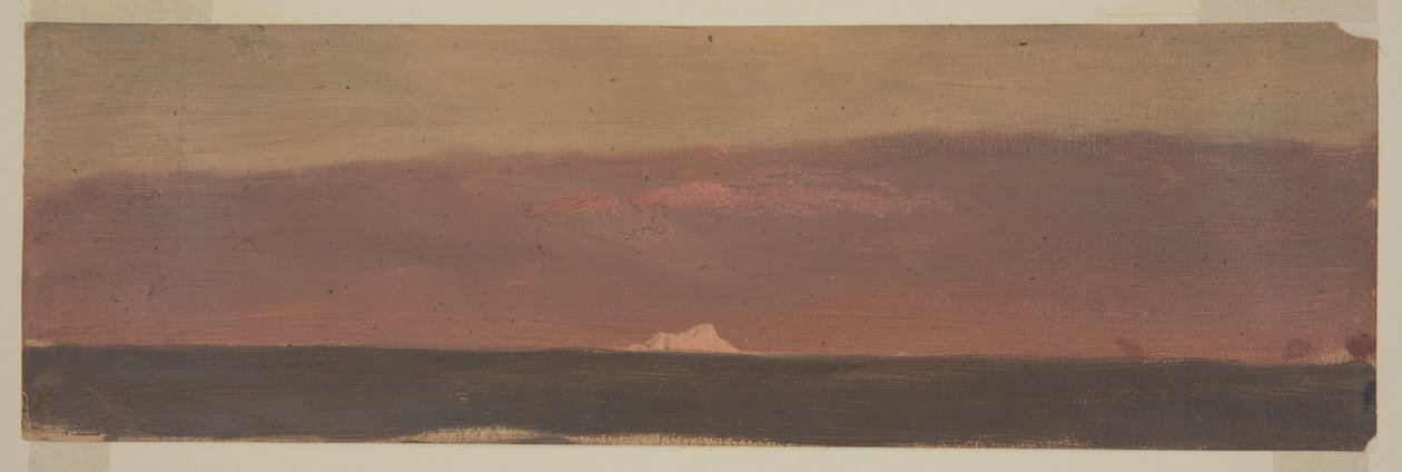 Přímořská krajina s ledovcem od Frederic Edwin Church