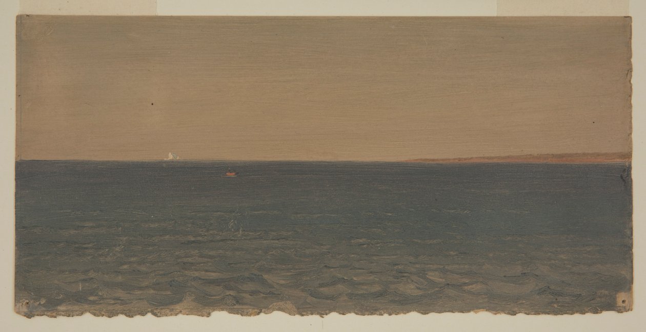 Přímořská krajina s ledovcem od Frederic Edwin Church