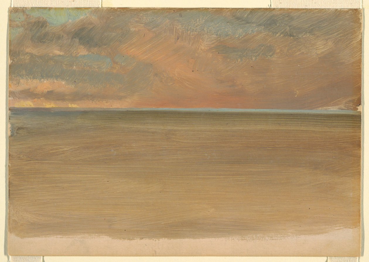 Přímořská krajina s Icecapem na dálku od Frederic Edwin Church