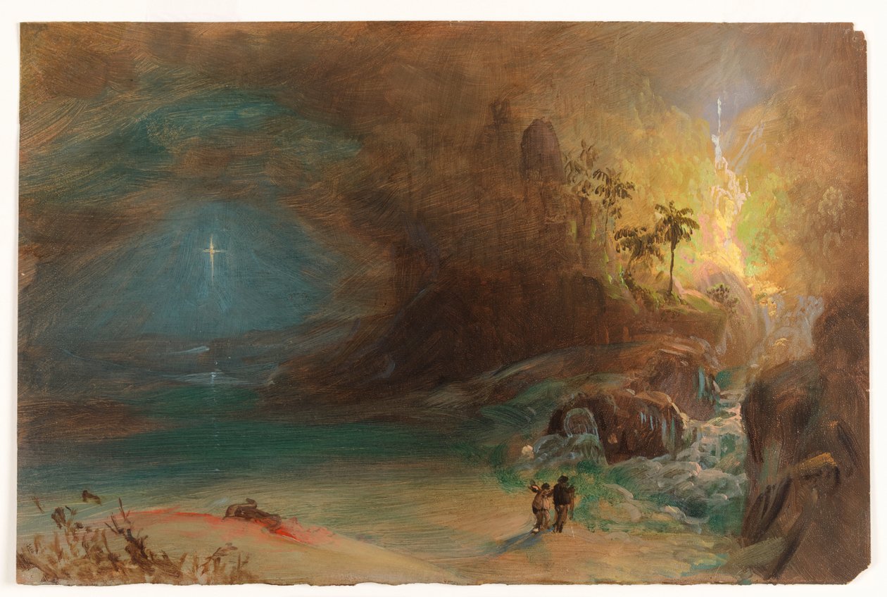Studie na "Apoteóza Thomasi Coleovi" od Frederic Edwin Church
