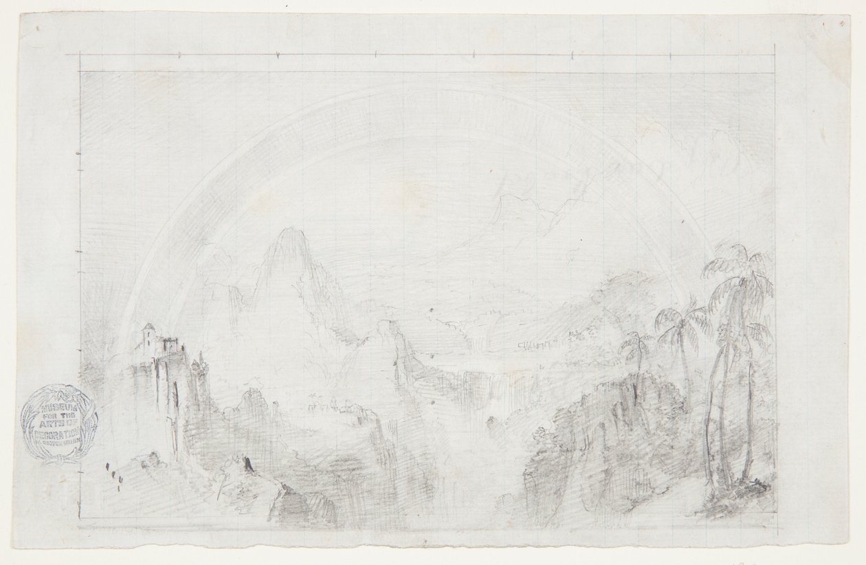 Studie na "Období dešťů v tropech" od Frederic Edwin Church