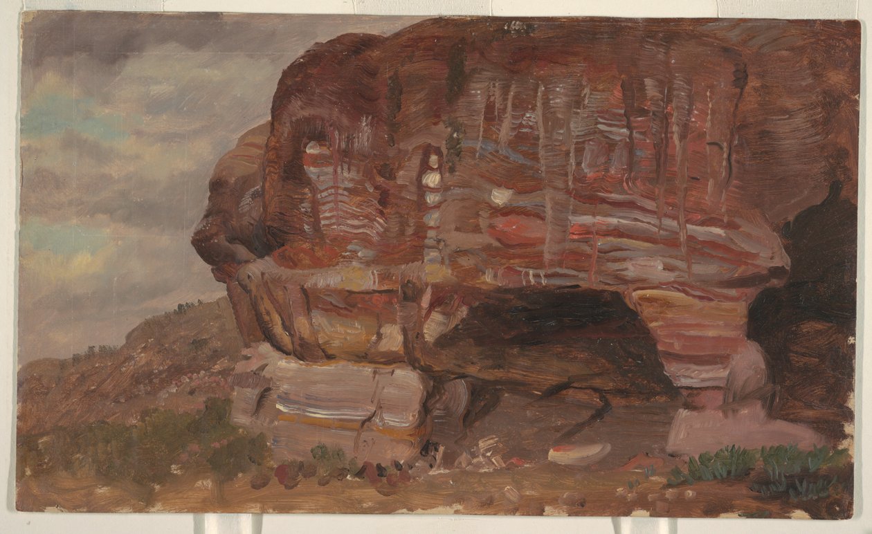 Studie zoomorfní skály, Petra od Frederic Edwin Church