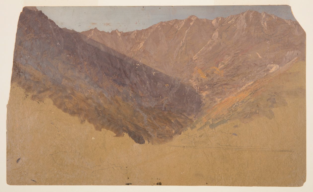 Studie Velké pánve, hora Katahdin od Frederic Edwin Church