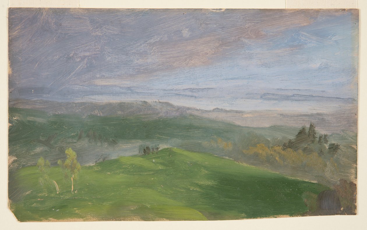 Letní pohled, Hudson Valley, New York od Frederic Edwin Church