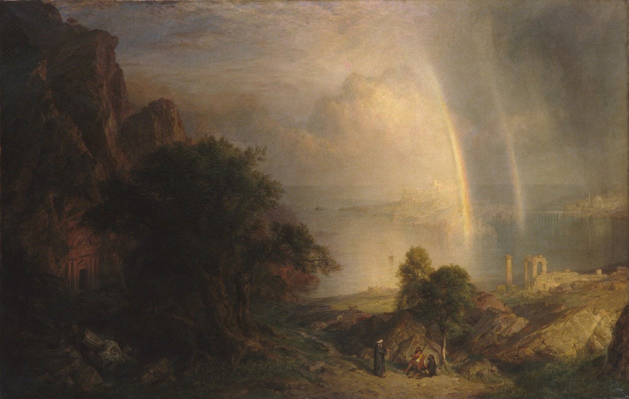 Egejské moře, kolem roku 1877 (olej na plátně) od Frederic Edwin Church