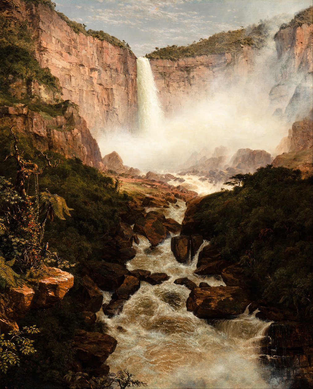 The Falls of the Tequendama near Bogota, New Granada od Frederic Edwin Church