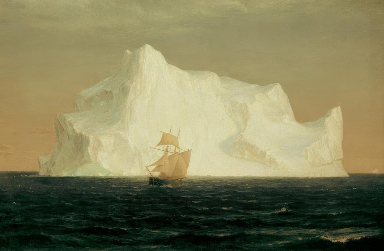 Ledovec od Frederic Edwin Church