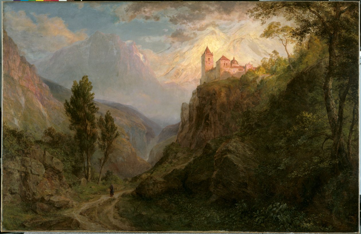 Klášter San Pedro (Naše Paní Sněžná) od Frederic Edwin Church