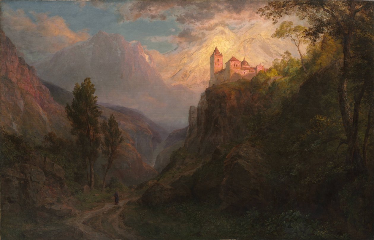 Klášter San Pedro (Panny Marie Sněžné) od Frederic Edwin Church