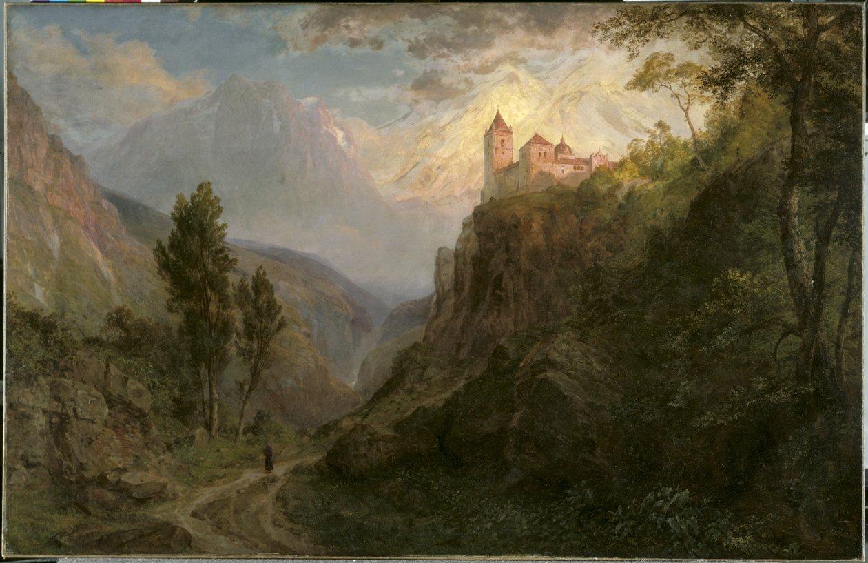 Klášter San Pedro (Naše Paní Sněžná) od Frederic Edwin Church