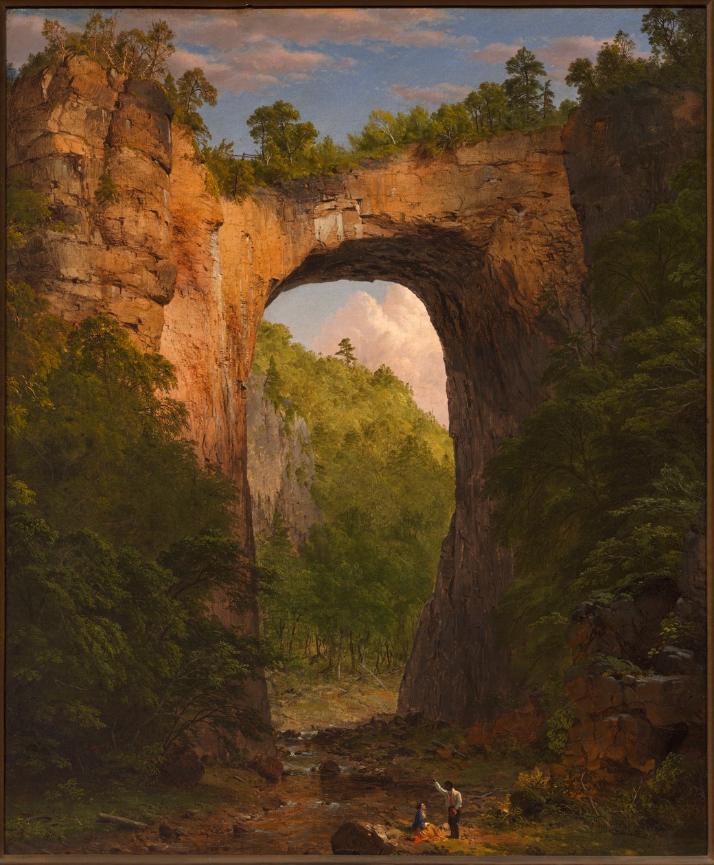 Přírodní most, Virginie od Frederic Edwin Church