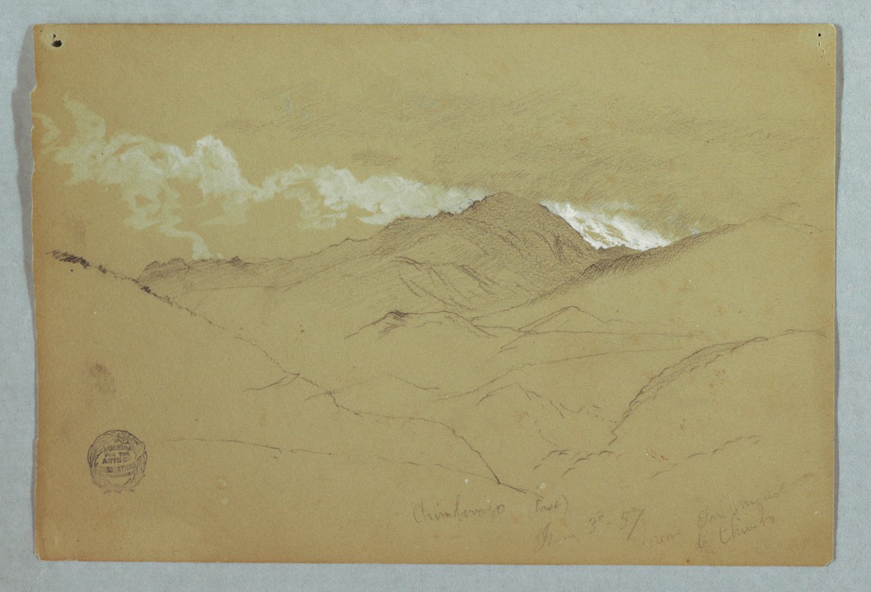 Pohled z východu Mount Chimborazo, Ekvádor od Frederic Edwin Church
