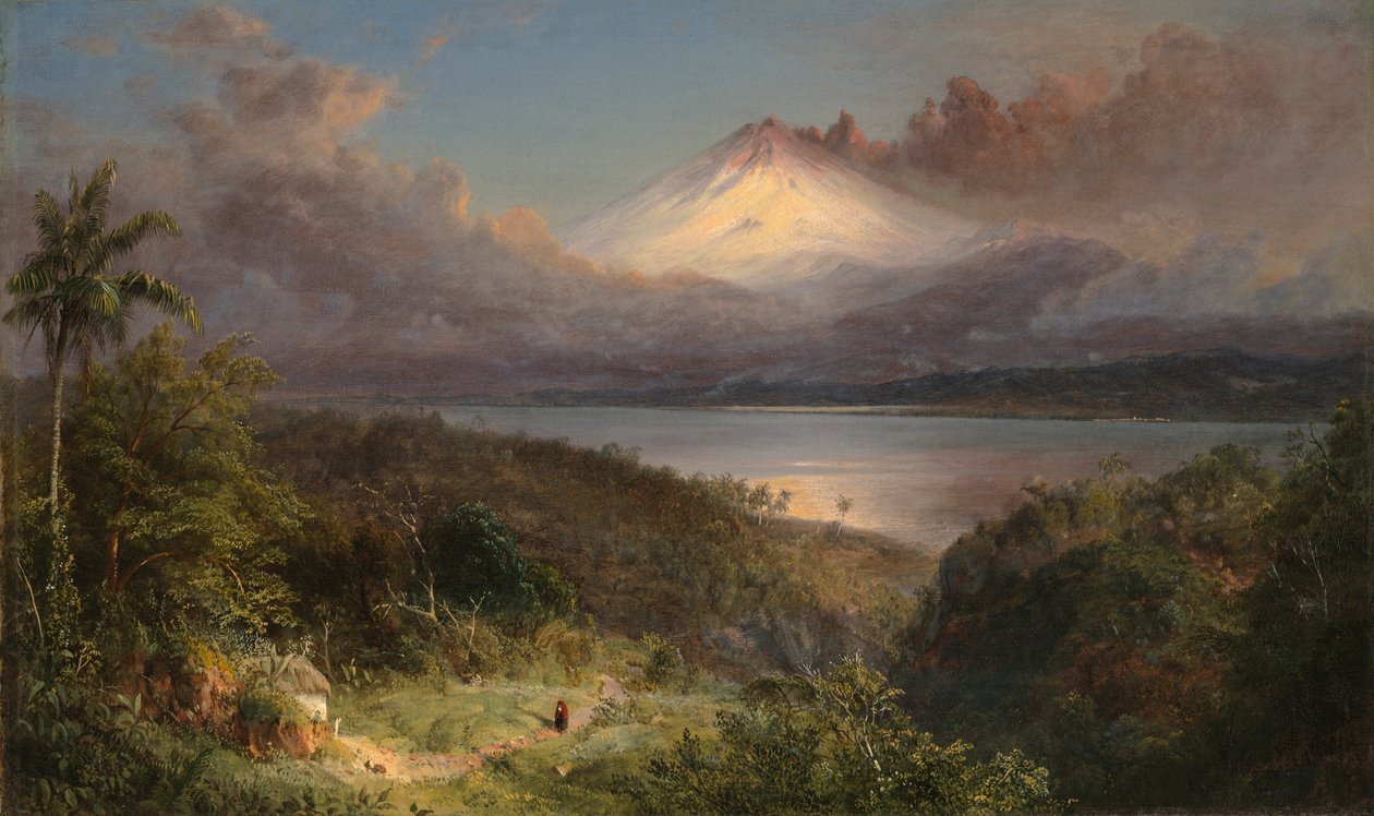Pohled na Cotopaxi od Frederic Edwin Church