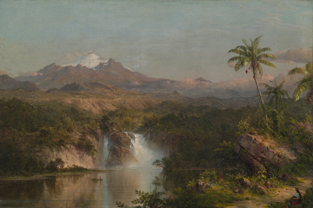 Pohled na Cotopaxi od Frederic Edwin Church