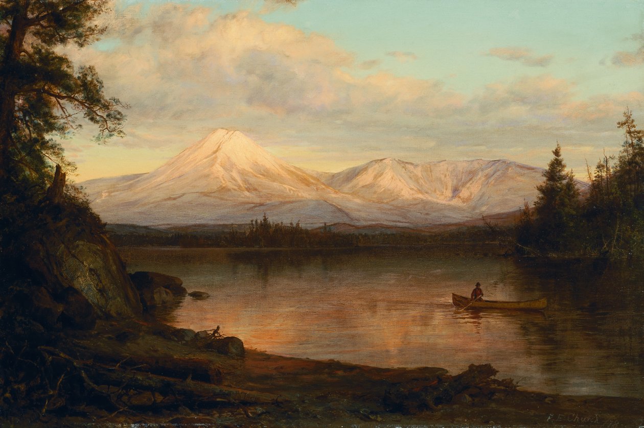 Pohled na horu Katahdin od Frederic Edwin Church