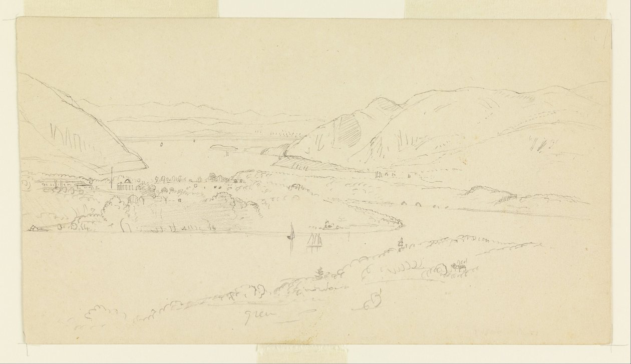 Pohled na West Point z Castle Rocku od Frederic Edwin Church