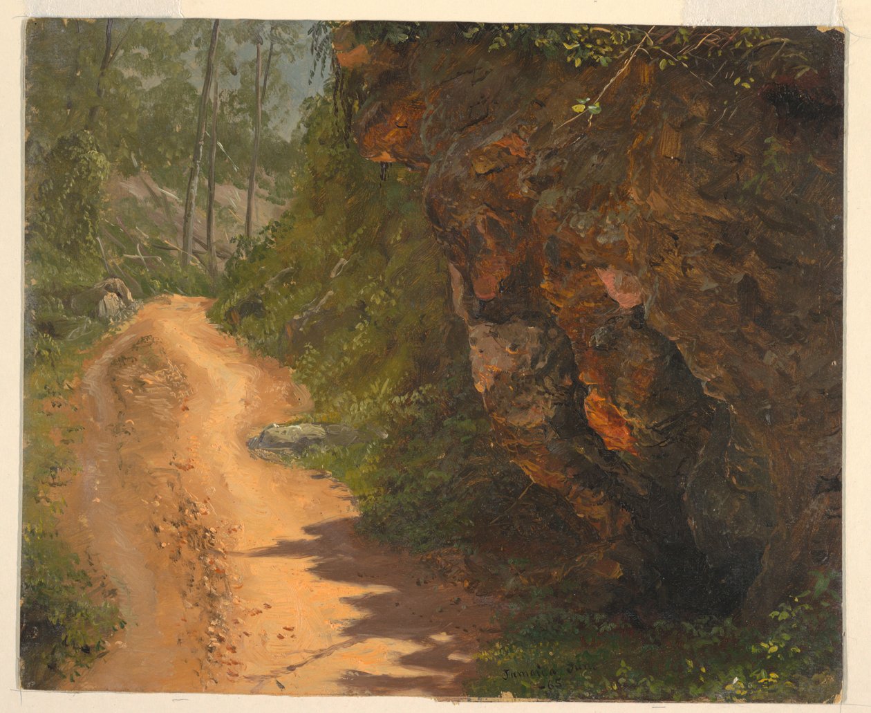Woodland Path, Jamajka od Frederic Edwin Church