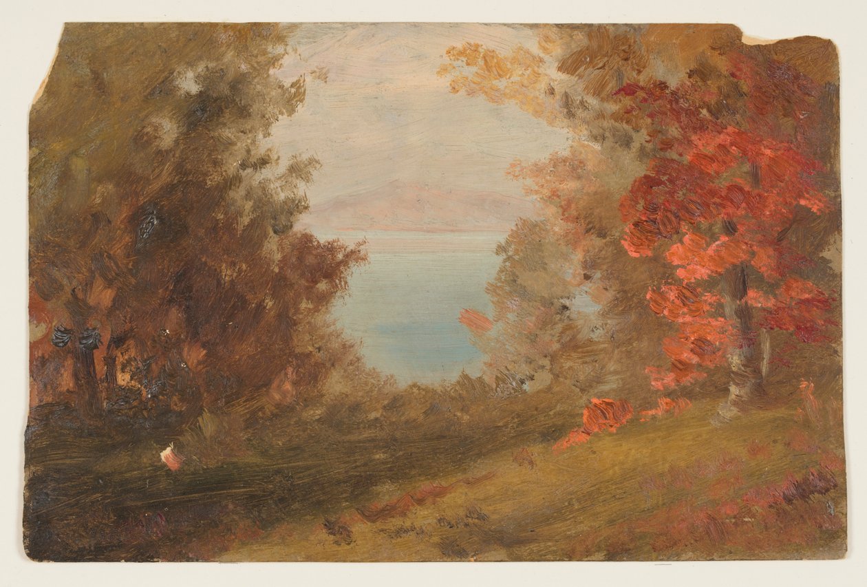 Lesní scéna na podzim od Frederic Edwin Church