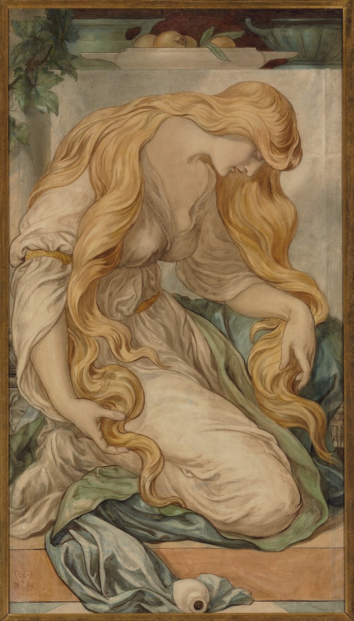 Máří Magdalena, 1879 od Frederic James Shields