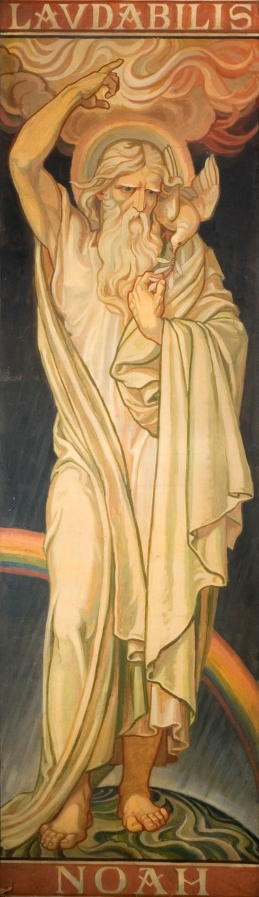 Proroci ze Starého zákona: Noe, kolem roku 1910 od Frederic James Shields