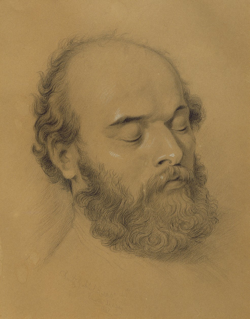 Mrtvý Rossetti od Frederic James Shields