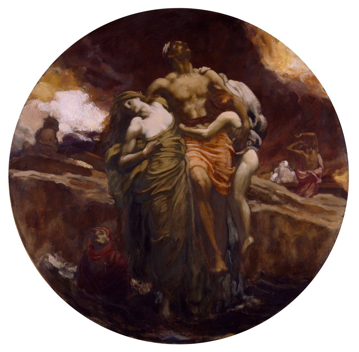 A moře vydalo mrtvé, kteří v něm byli, 1891-92. od Frederic Leighton