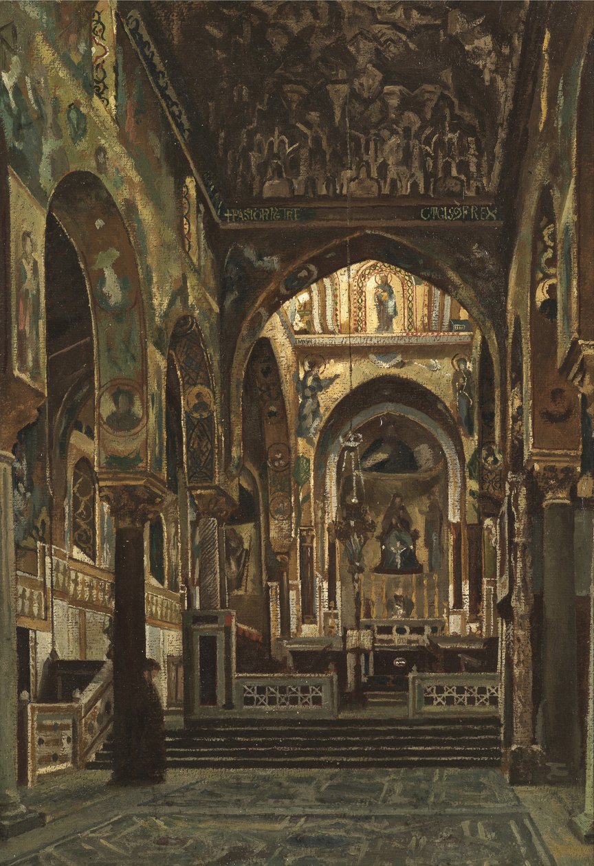 Palatinská kaple, Palermo od Frederic Leighton