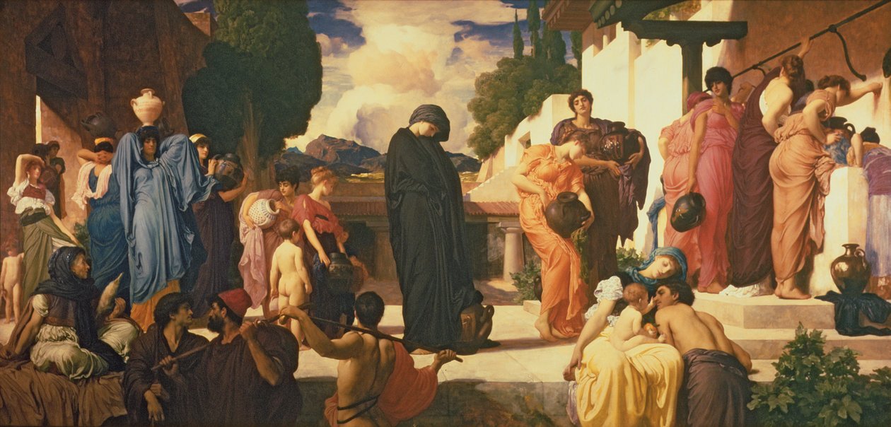 Captive Andromache, c.1888 (olej na plátně) (viz 226710 & 250633) od Frederic Leighton