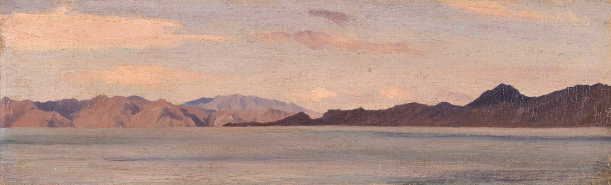 „Pobřeží Malé Asie při pohledu z Rhodosu“, 1867 od Frederic Leighton