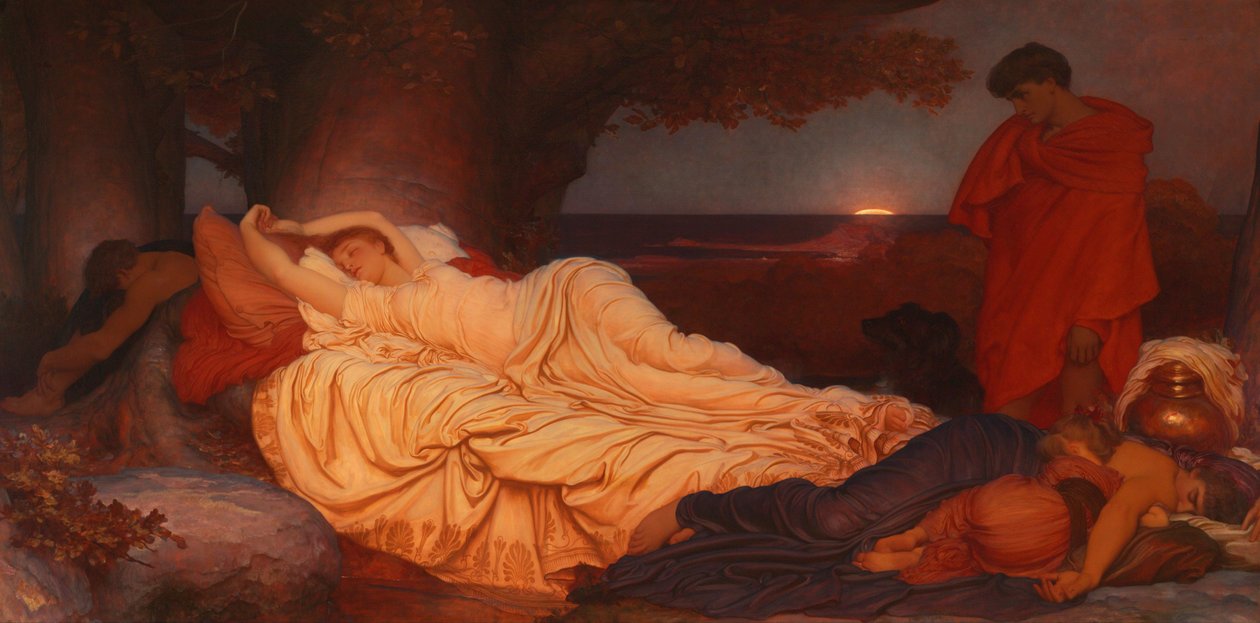 Cymon a Ifigenie, 1884 od Frederic Leighton