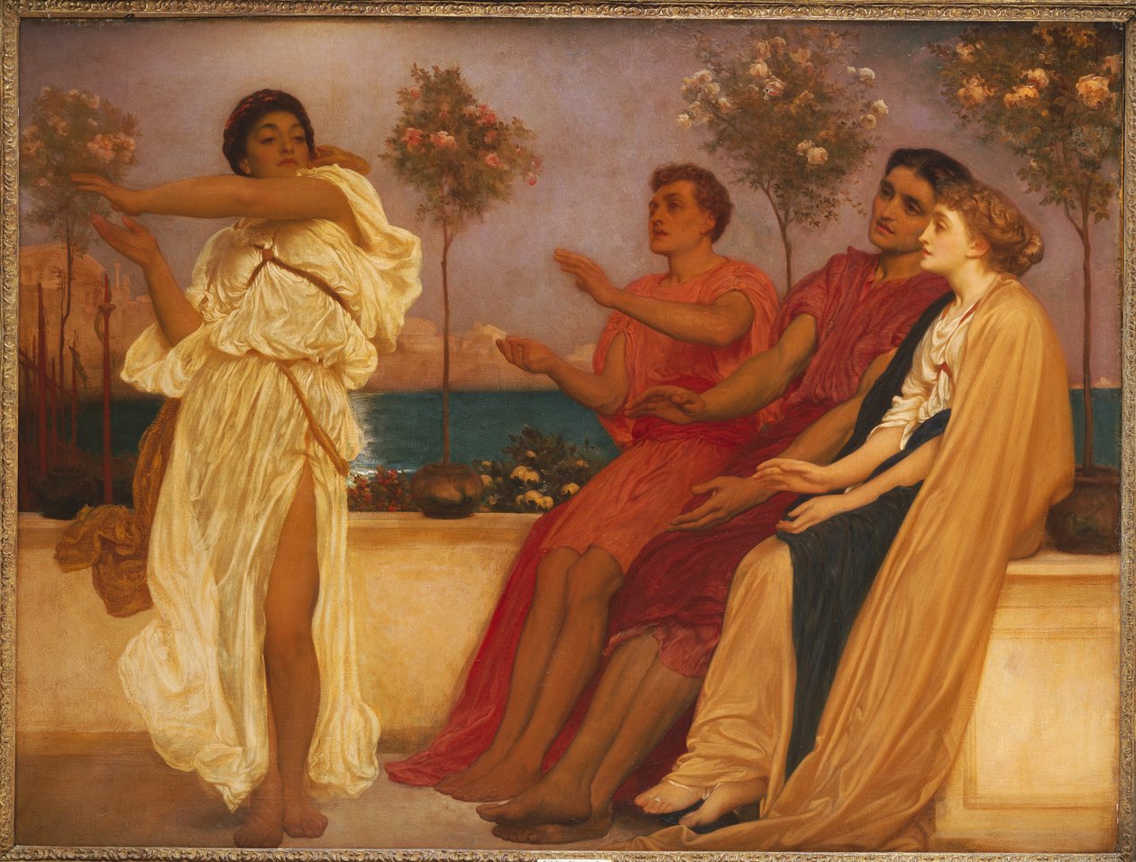 Řecká dívka tančí od Frederic Leighton