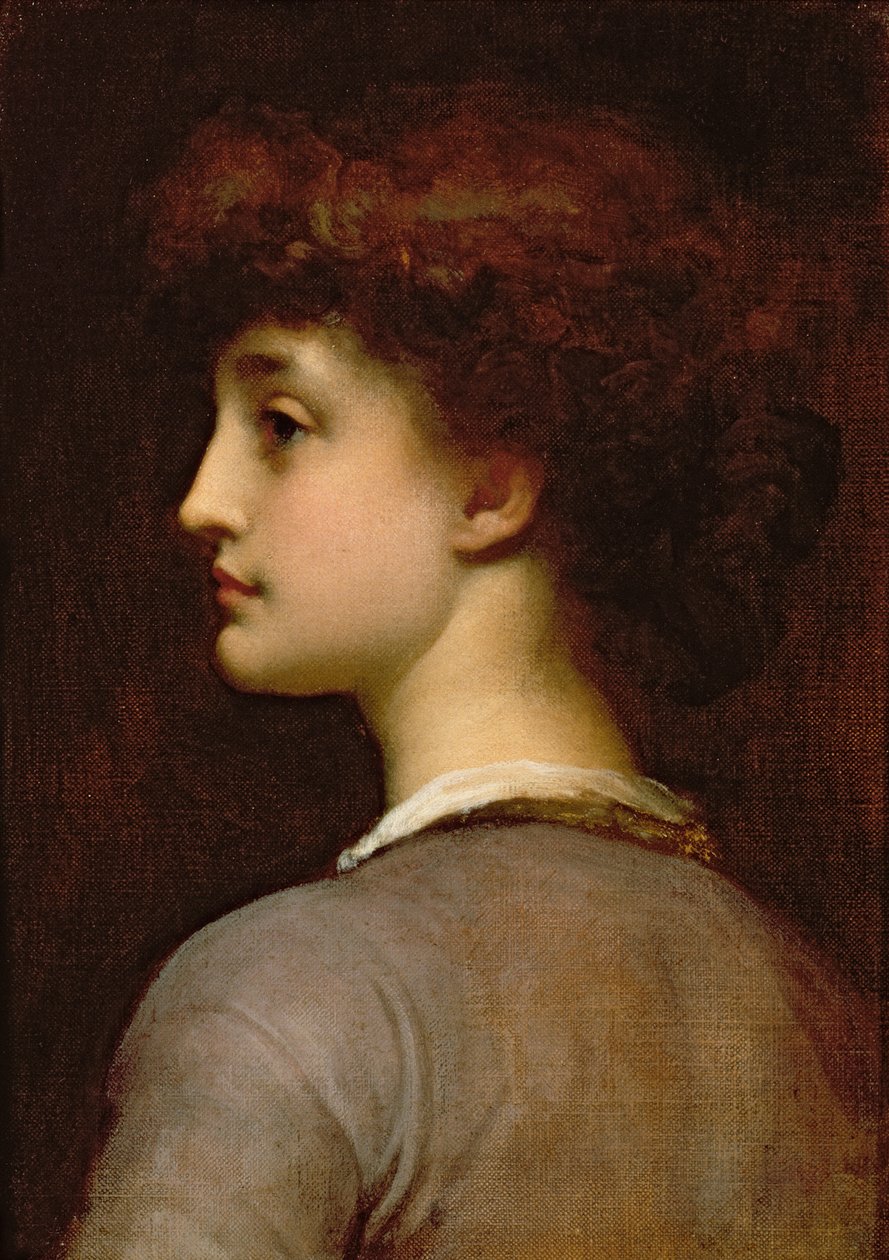 Portrét mladé dívky od Frederic Leighton
