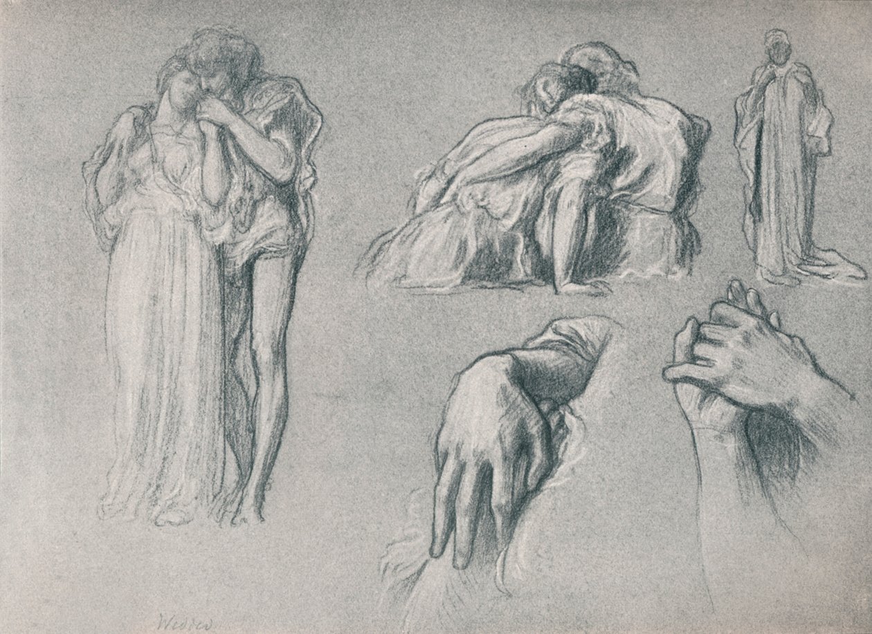 Studie pro Svatební, 1882, 1897 od Frederic Leighton