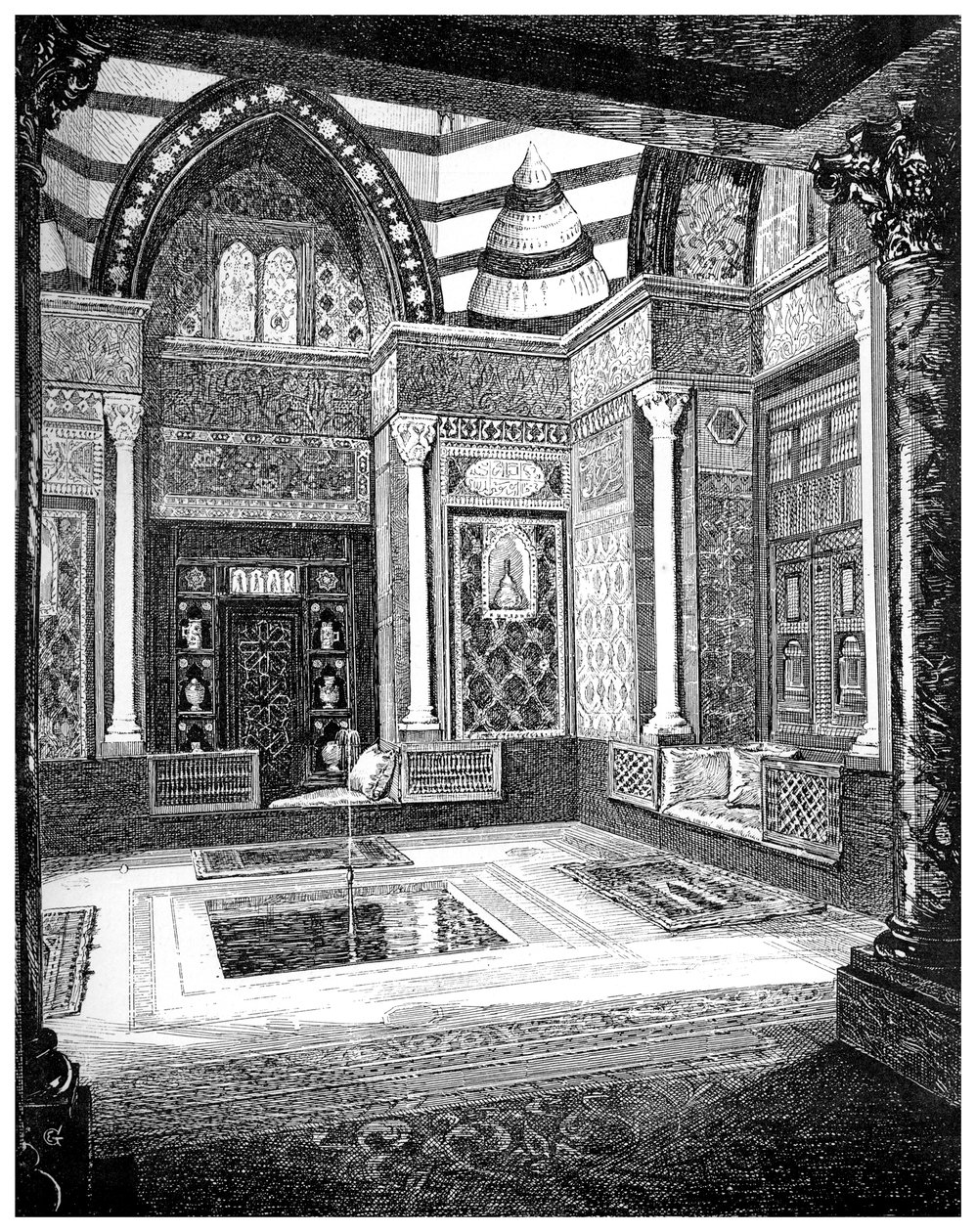 Arabský sál, c1880-1882 od Frederic Leighton