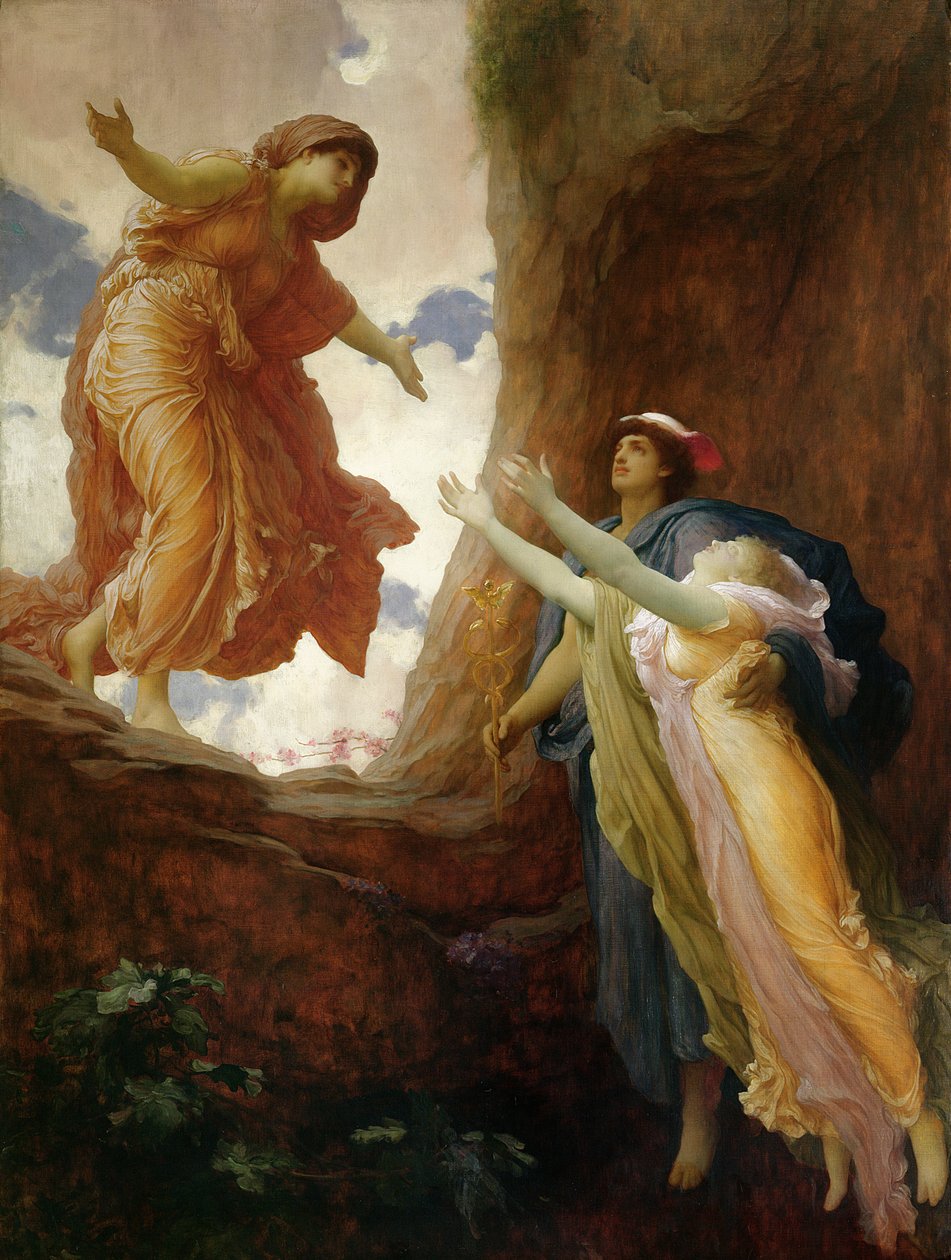 Návrat Persefony, asi 1891 (olej na plátně) od Frederic Leighton